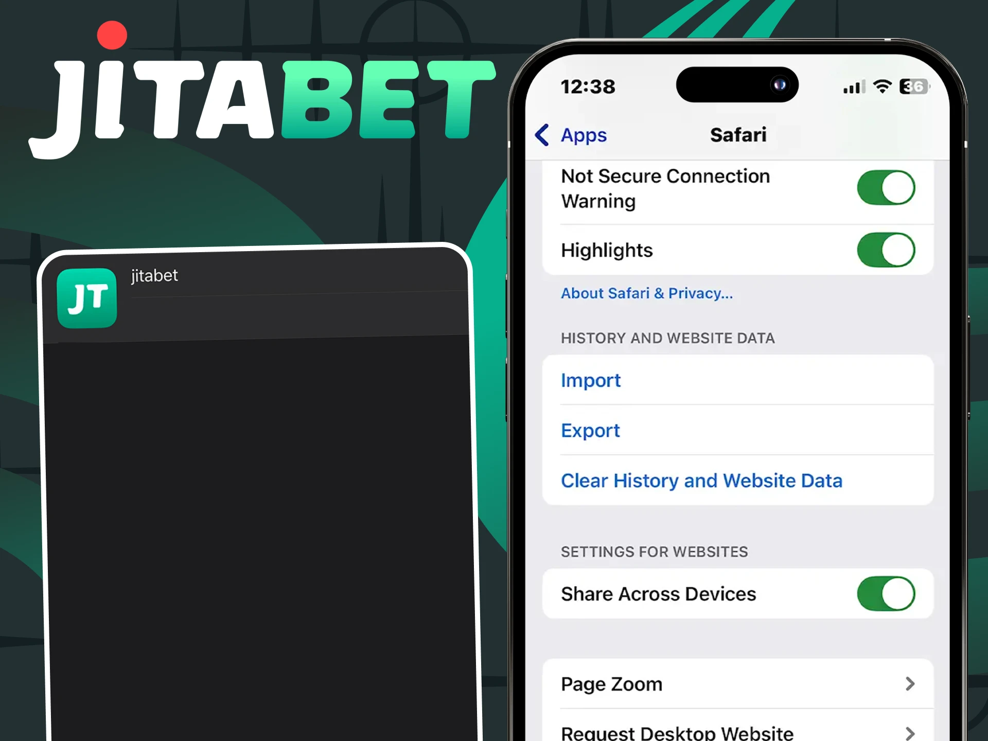 You need to update the Jitabet app on iOS devices.