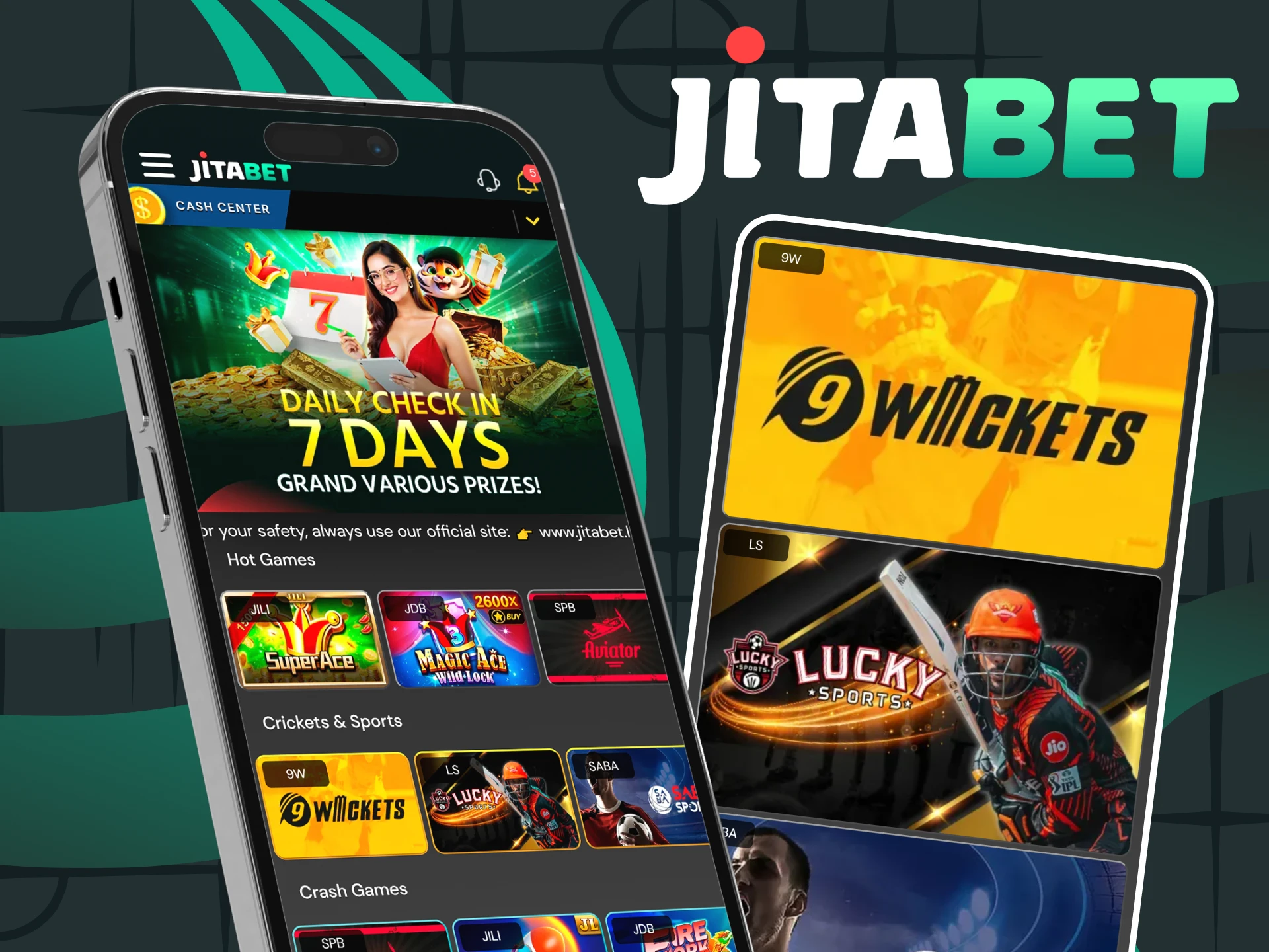 Most users trust and choose the Jitabet app.