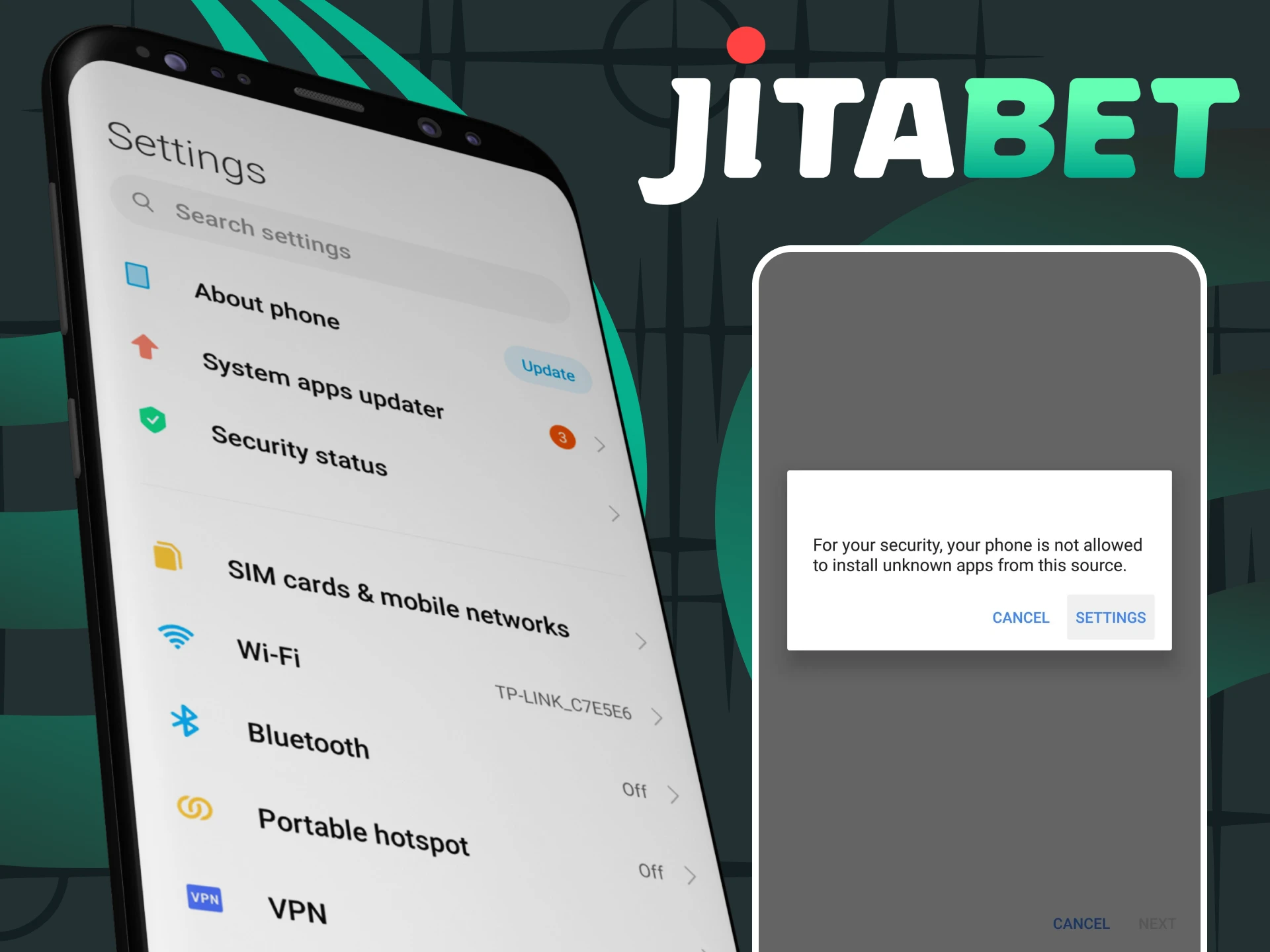 Find out what reasons may prevent you from installing the Jitabet app.