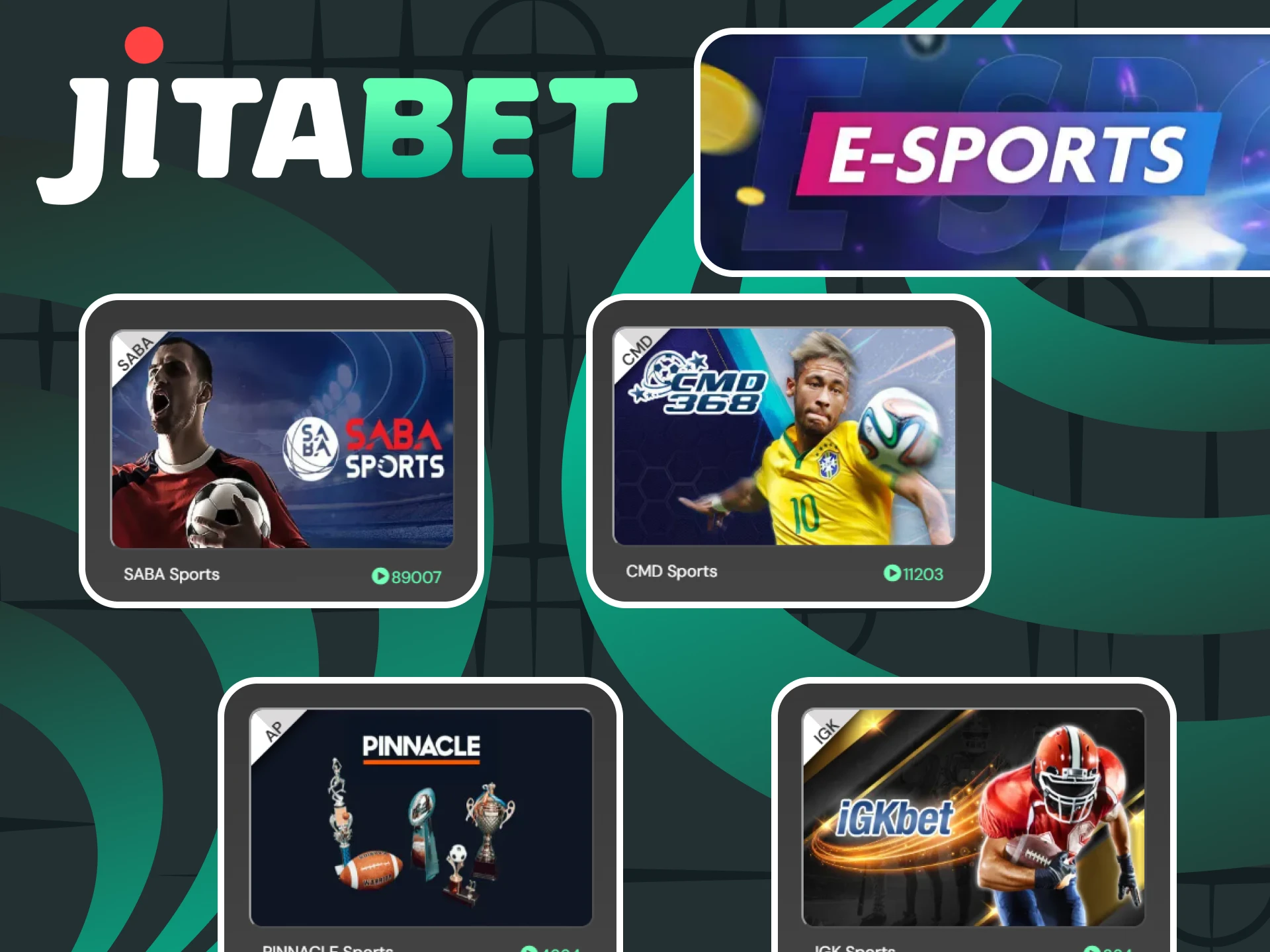 Play esport games on Jitabet.