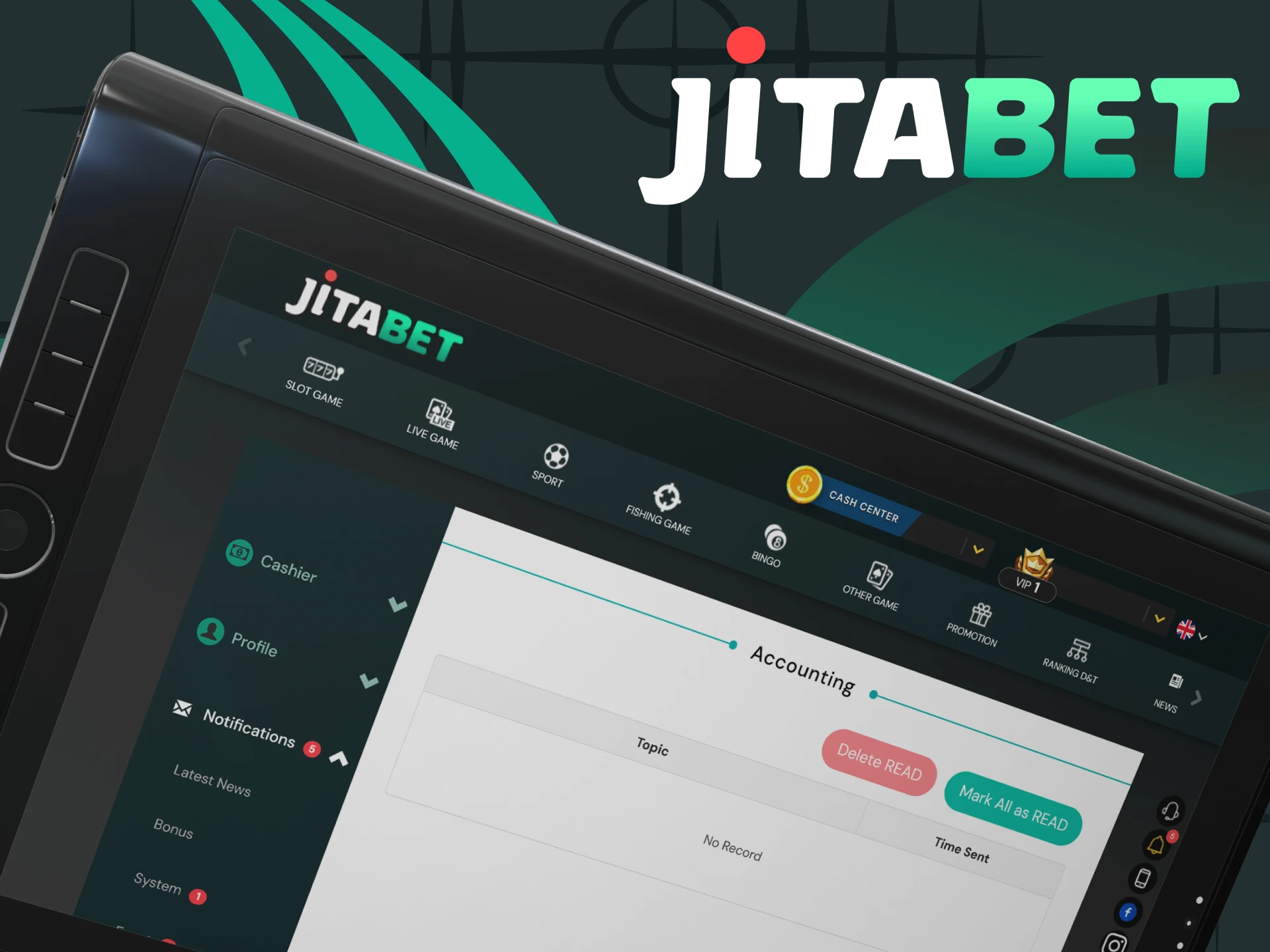 It takes time to complete verification on Jitabet.