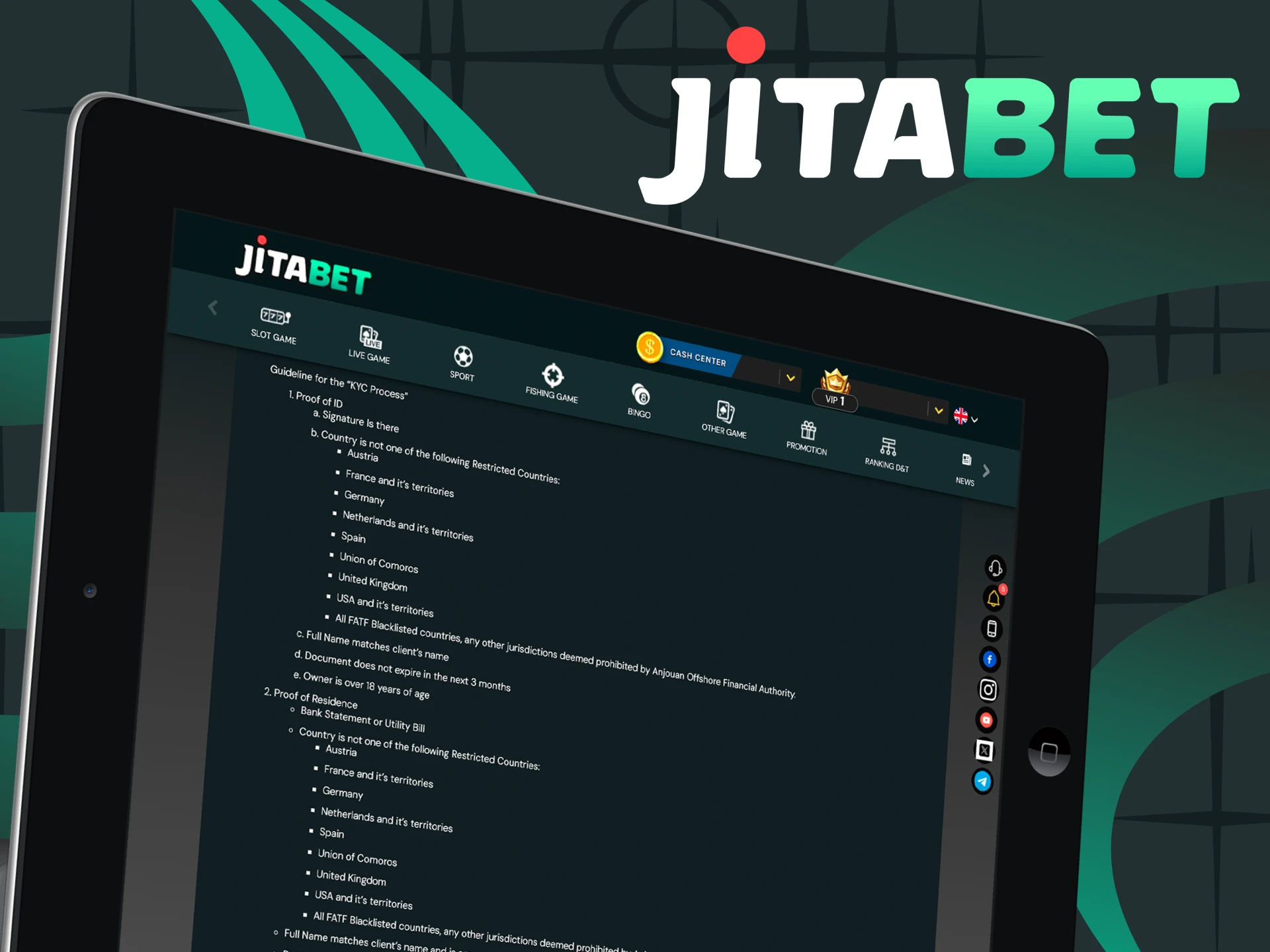 Payments on Jitabet are protected by SSL.