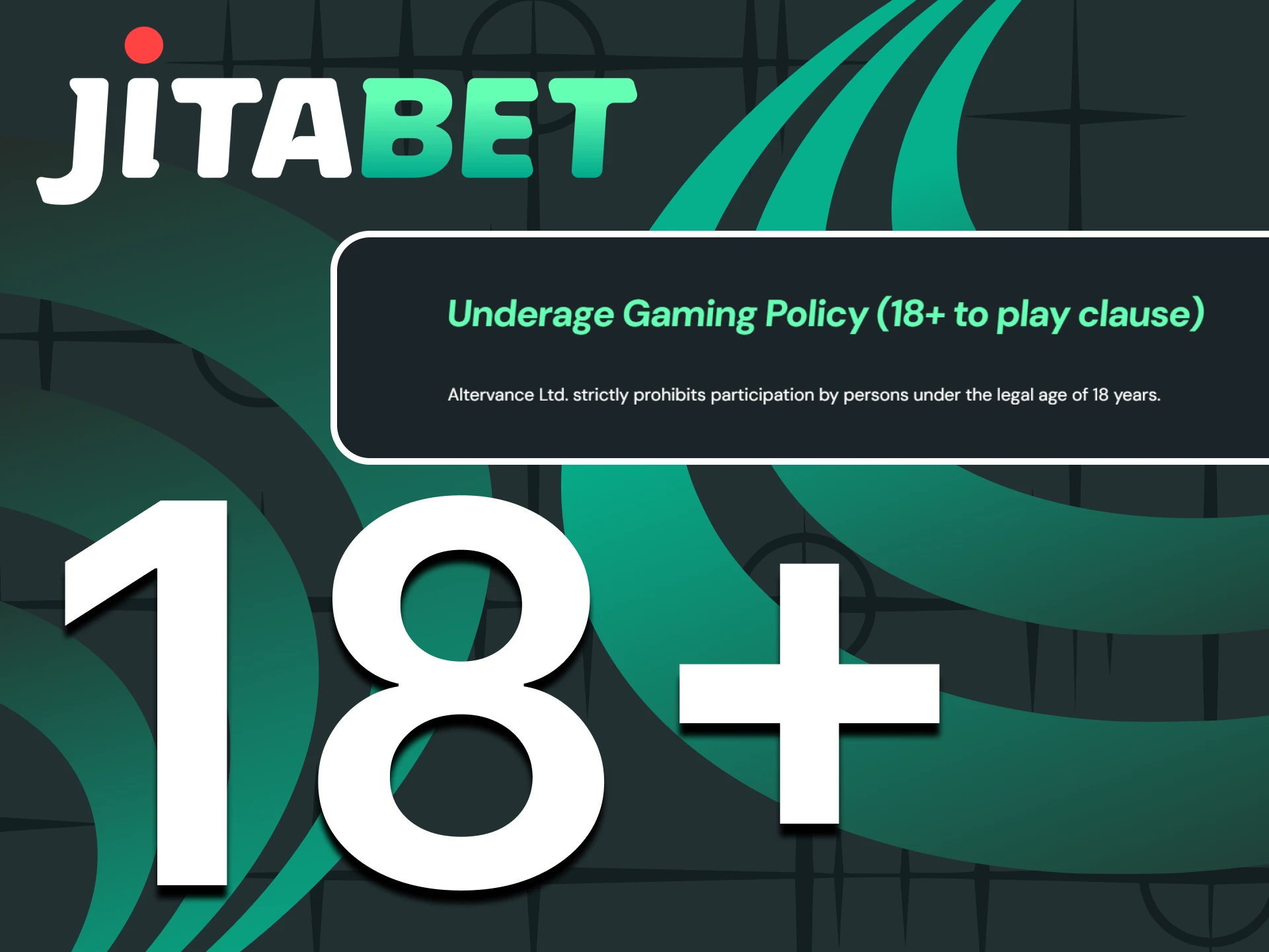 There are age restrictions for registering on Jitabet.