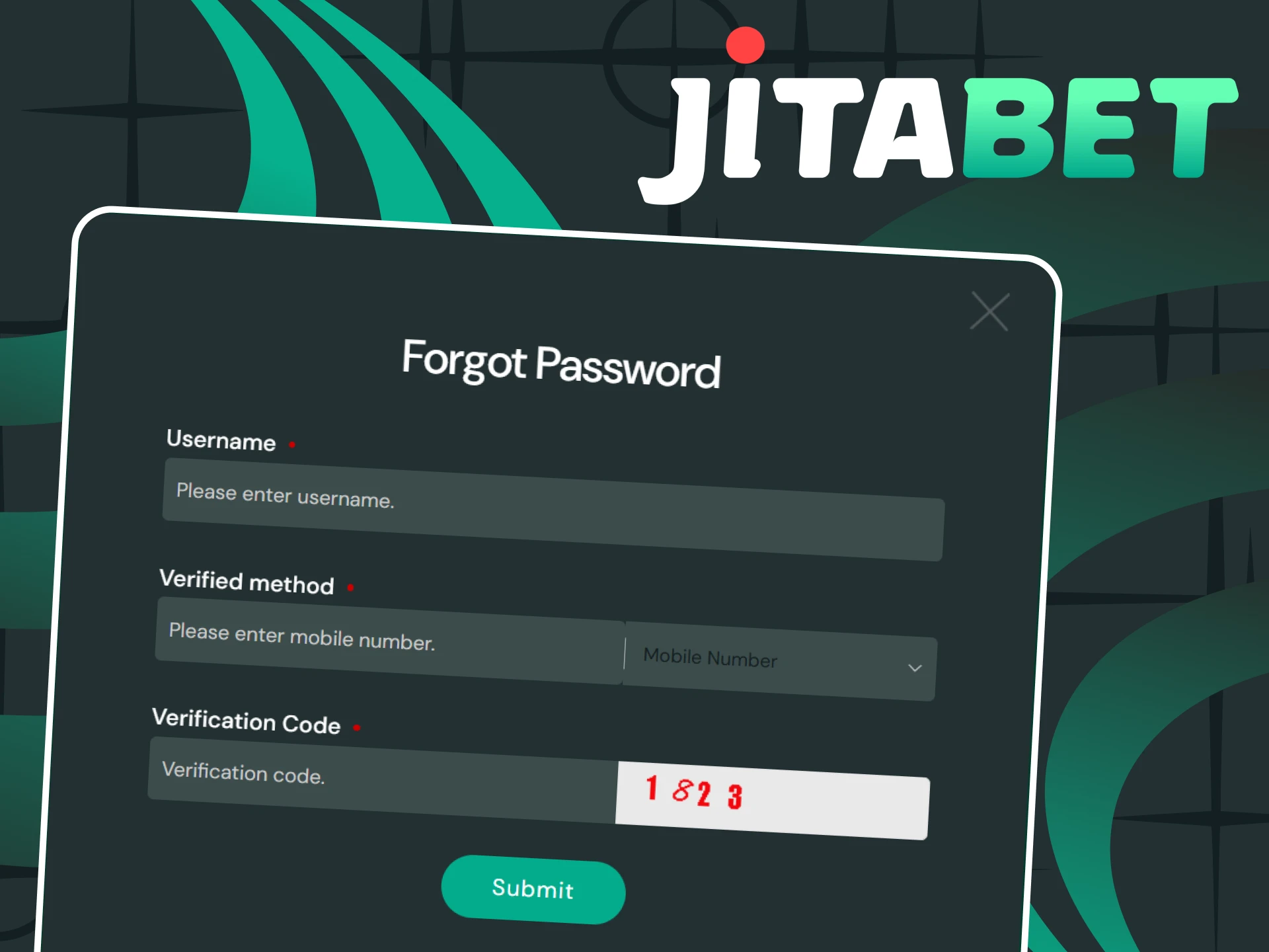 If you forgot your Jitabet password, you can change it.
