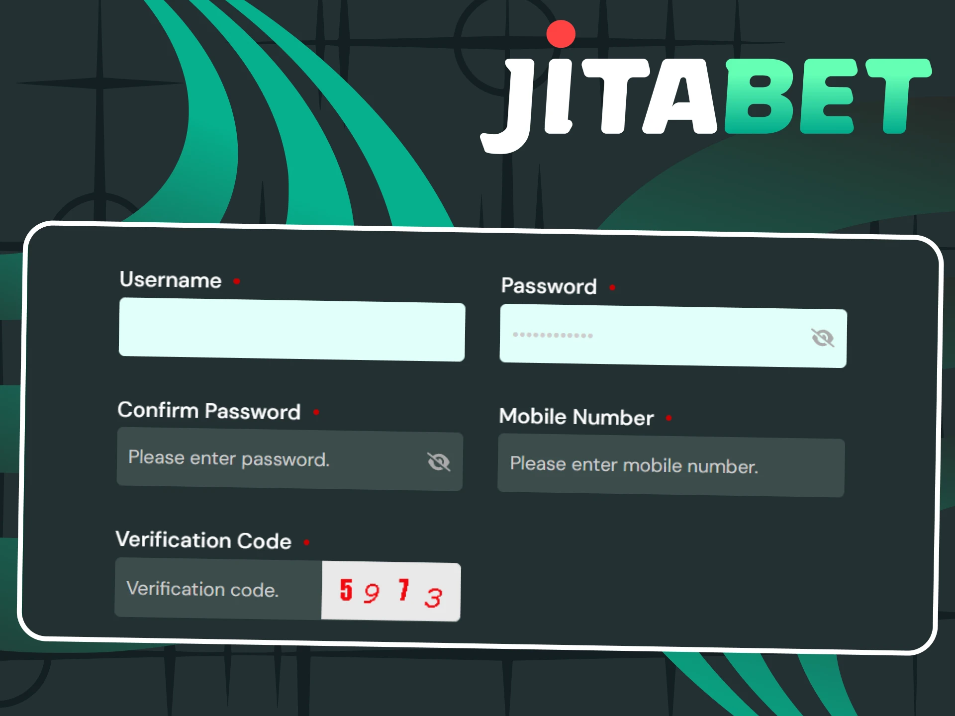 Review the information you need to provide when registering on Jitabet.
