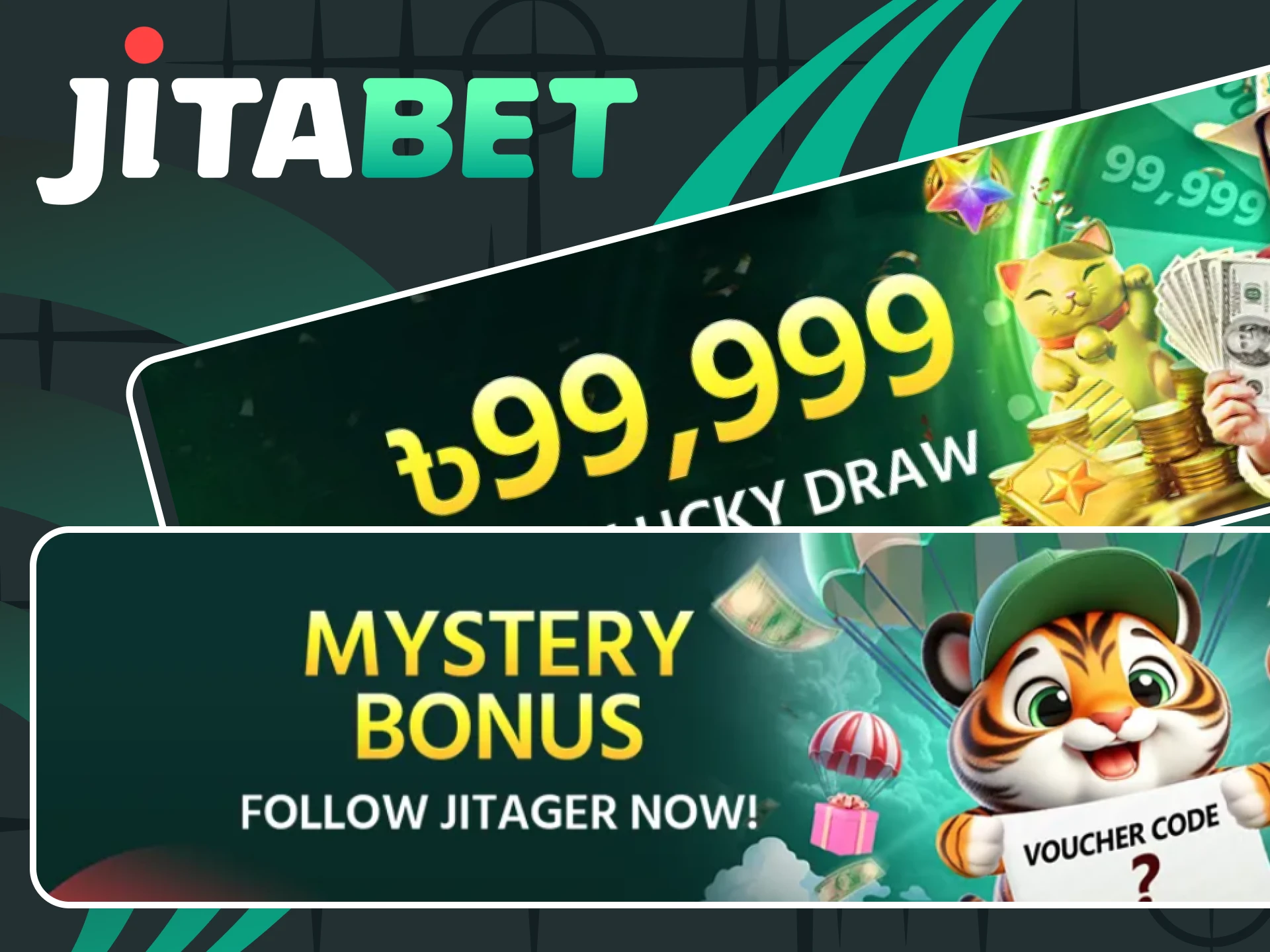 Use the promo code when registering on Jitabet.