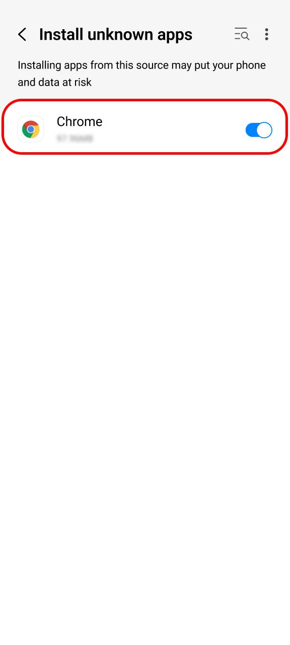 Open your phone settings to install the Jitabet app.