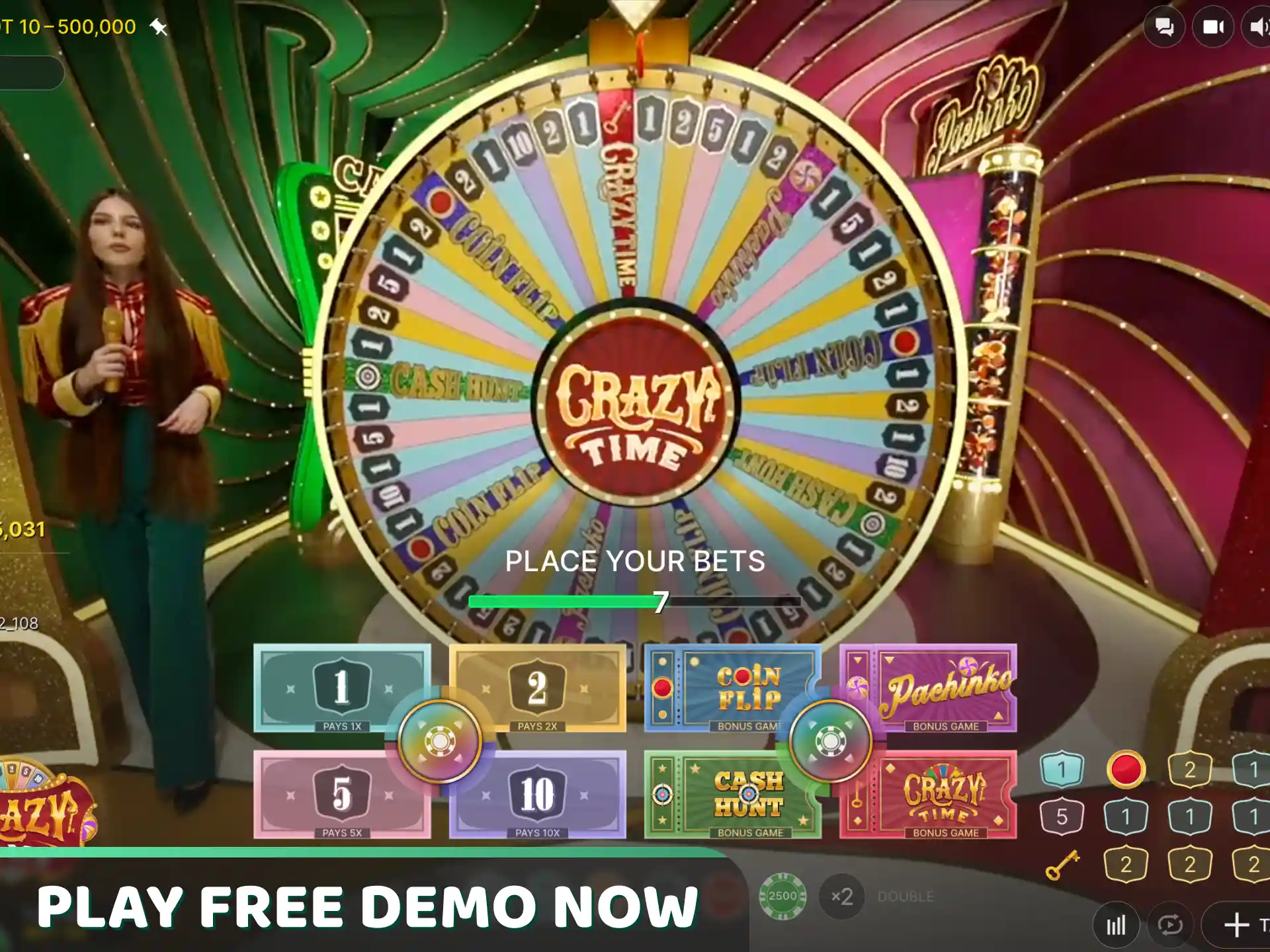 Test your gaming strategy risk-free without any real money using Crazy Time demo mode: play for free.