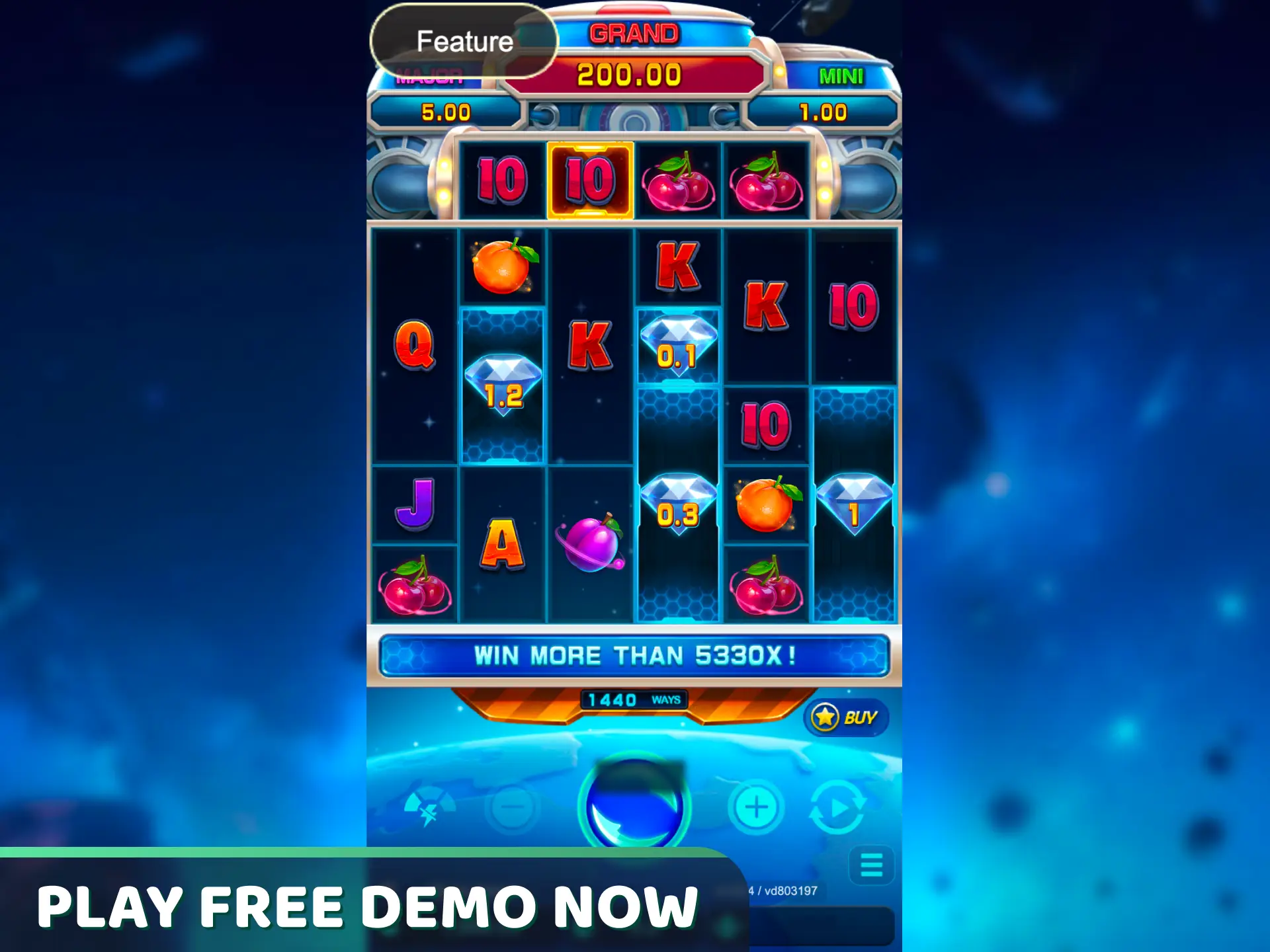 Explore the special cascading reel mechanics completely risk-free using Fruity Bonanza demo mode: play for free.