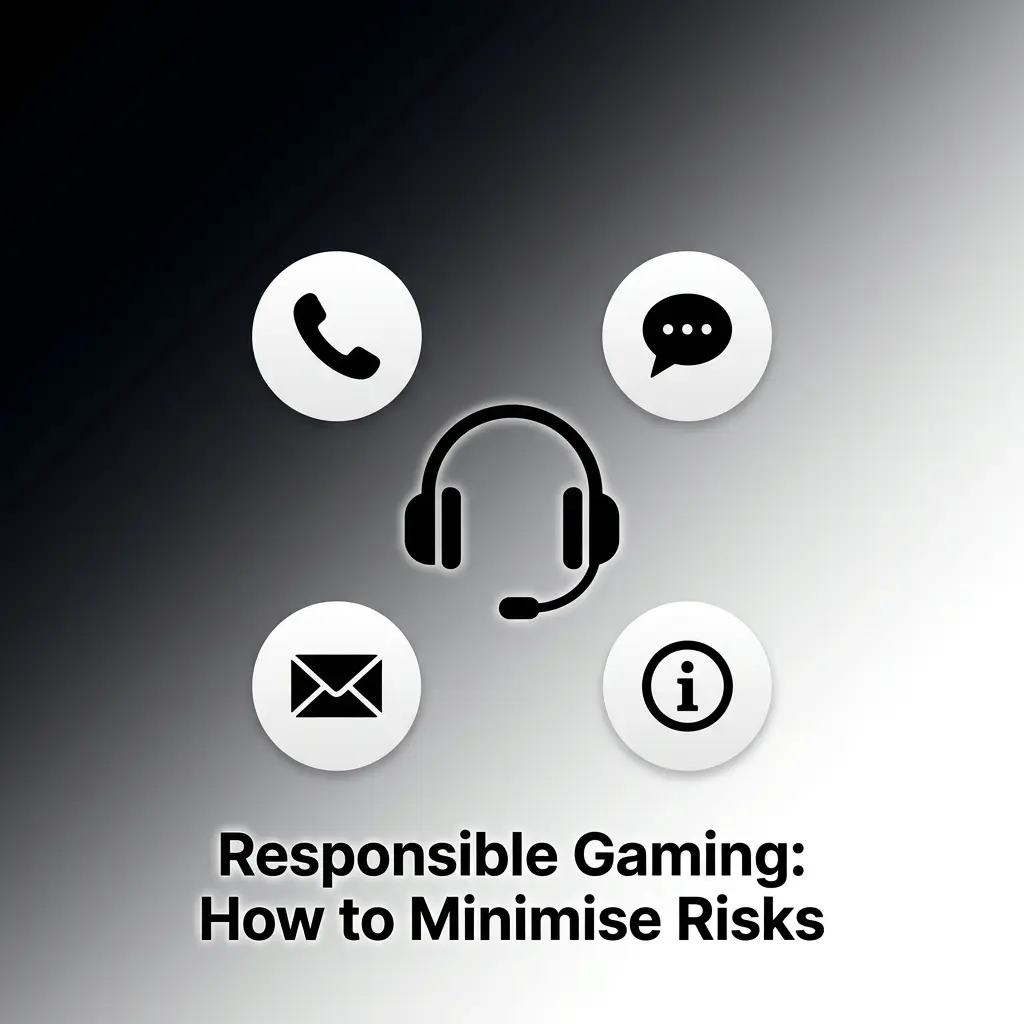 Responsible gambling tips showing session budget, deposit limits, demo mode, and break reminders to minimise risk