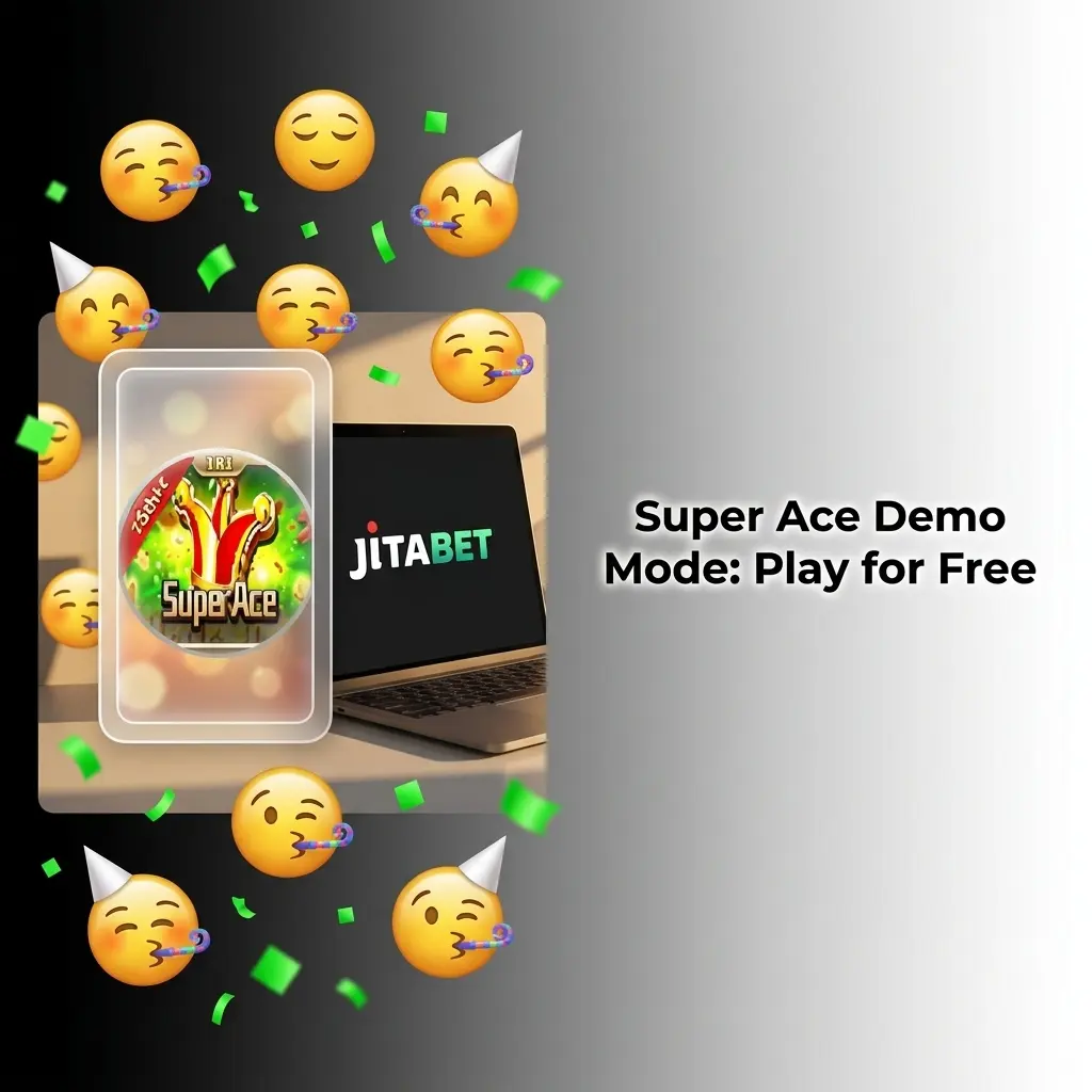 Super Ace demo mode gameplay showing golden wild symbols and free spins on a 243-ways slot with virtual balance