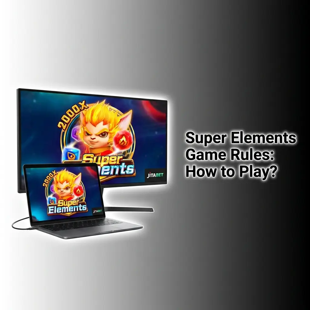 Super Elements slot game 5-reel 3-row layout with 25 paylines, Wild symbols, Free Spins, and bets from ৳1 to ৳5,000