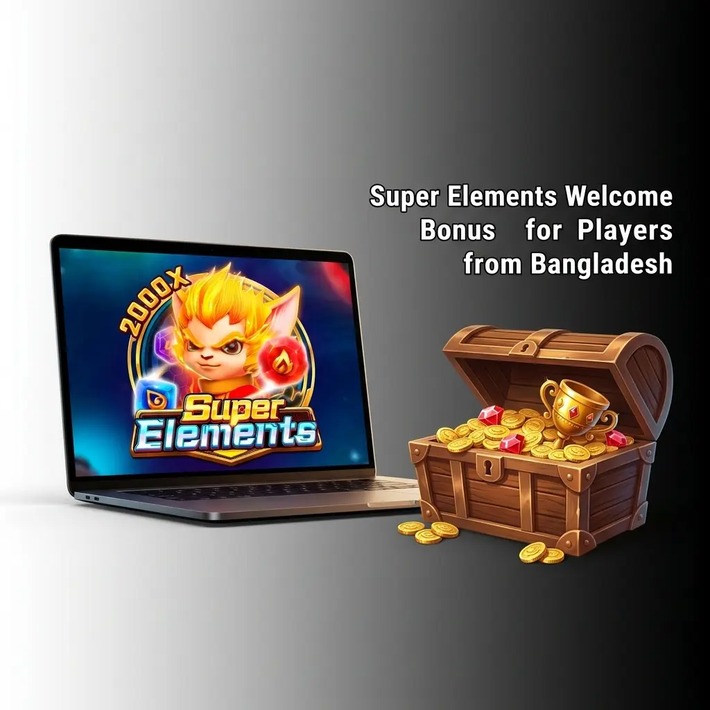 Jitabet 200% welcome bonus up to ৳8,000 for Bangladesh players on Super Elements slots